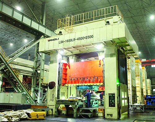 LS4 series straight four point multi-link press