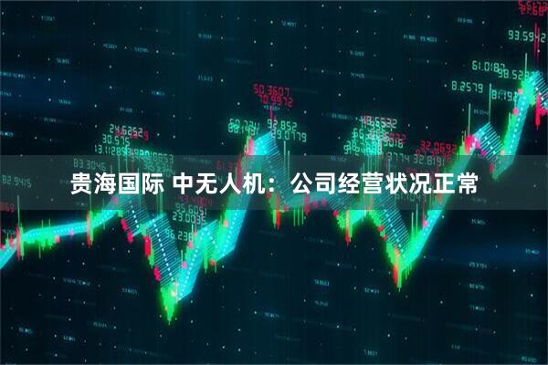 贵海国际 中无人机：公司经营状况正常