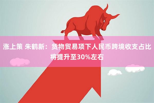 涨上策 朱鹤新：货物贸易项下人民币跨境收支占比将提升至30%左右