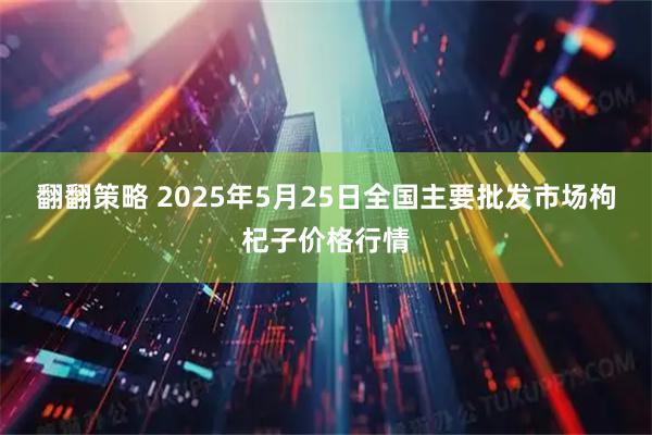 翻翻策略 2025年5月25日全国主要批发市场枸杞子价格行情