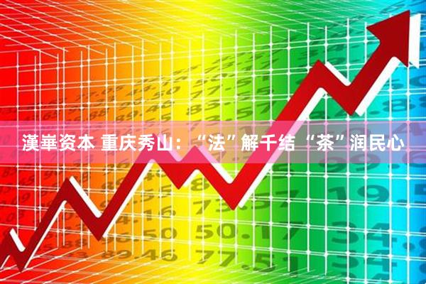 漢崋资本 重庆秀山：“法”解千结 “茶”润民心