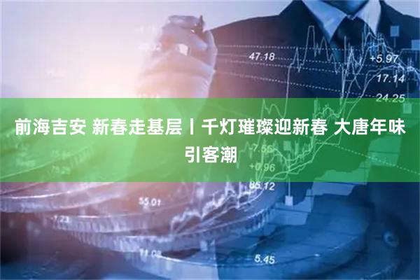 前海吉安 新春走基层丨千灯璀璨迎新春 大唐年味引客潮