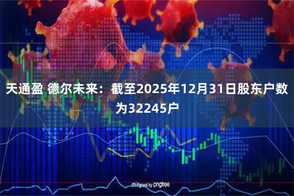 天通盈 德尔未来：截至2025年12月31日股东户数为32245户