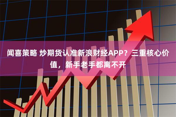 闻喜策略 炒期货认准新浪财经APP？三重核心价值，新手老手都离不开