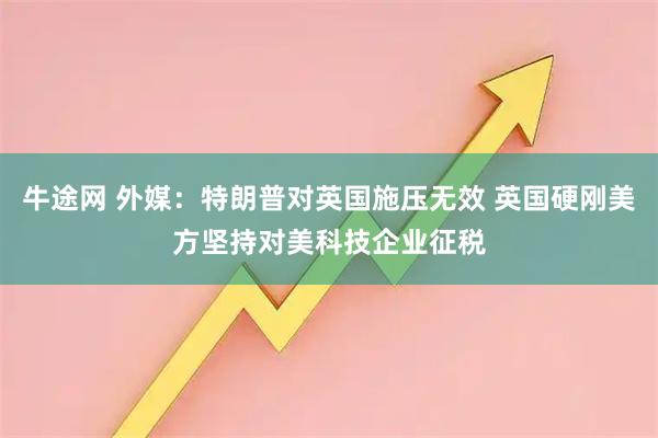 牛途网 外媒：特朗普对英国施压无效 英国硬刚美方坚持对美科技企业征税
